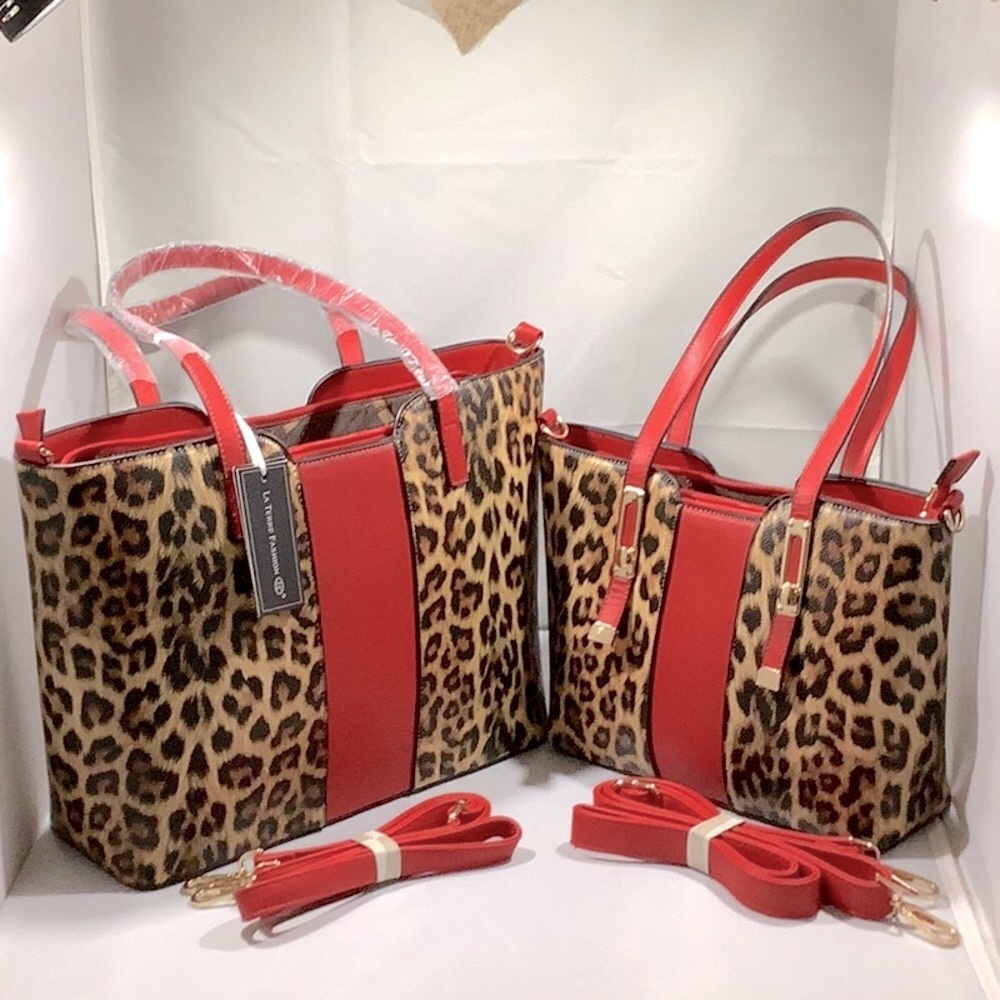 Laterre Fashion bags 2 in one . Leopard print.